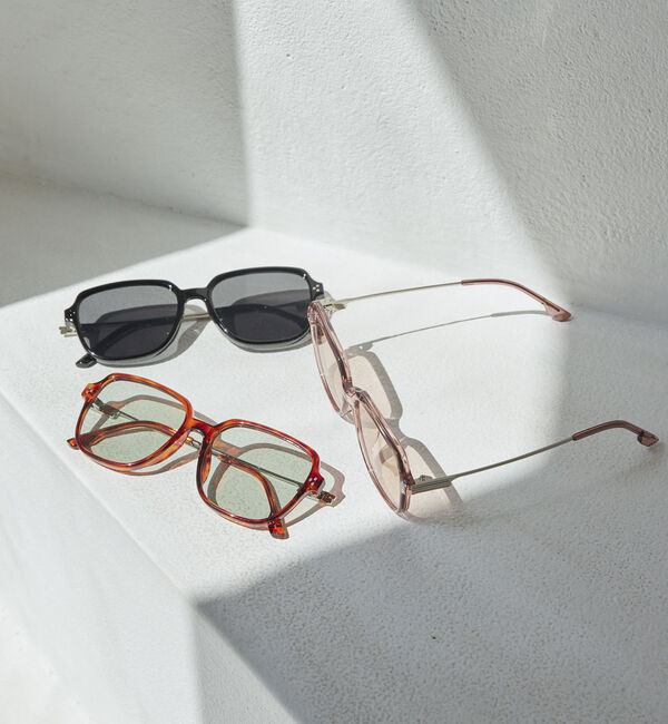 Doux archives「スクエアサングラス」|メガネ|DARK BROWN