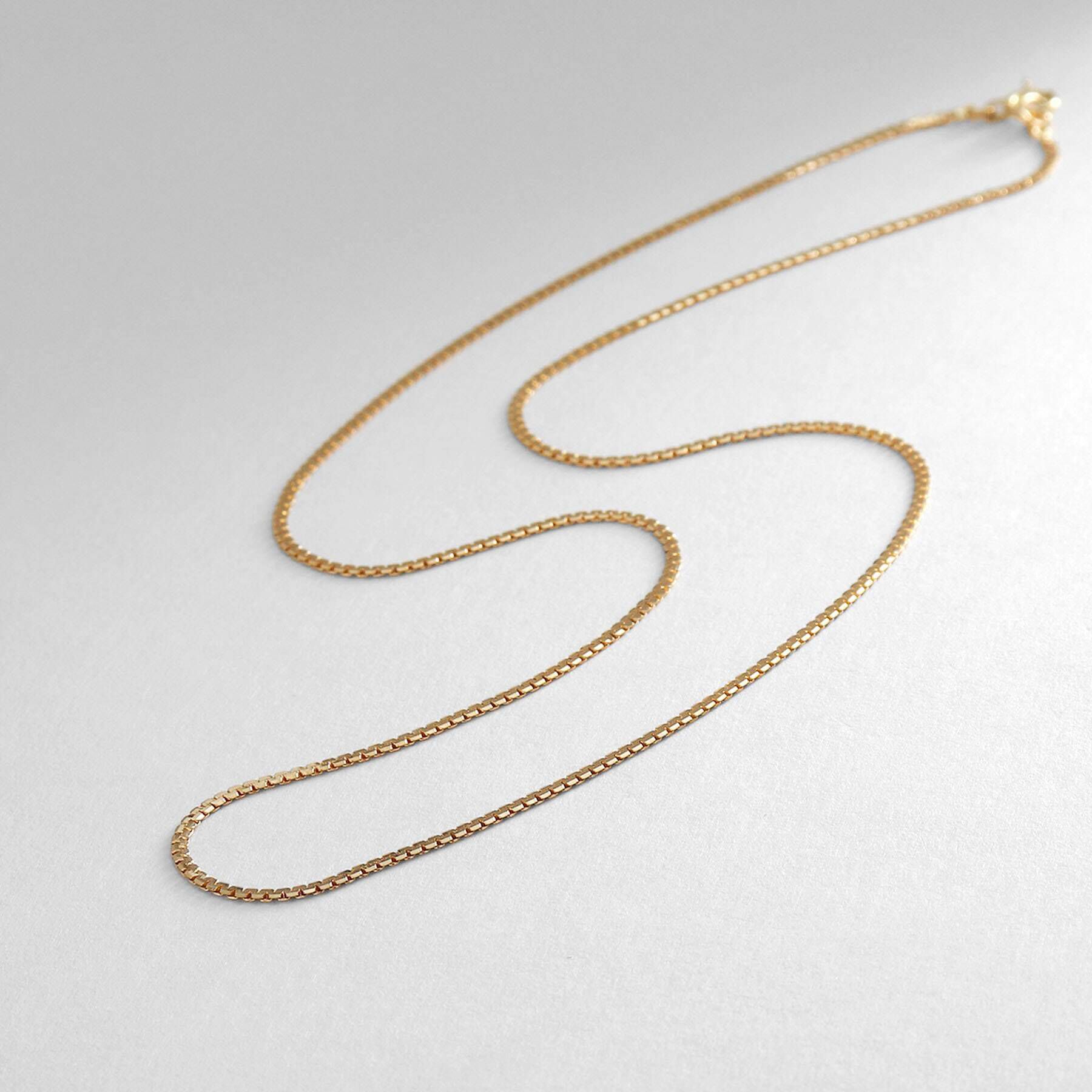 COCOSHNIK「K18ベネチアンフラット ネックレス」|ネックレス|