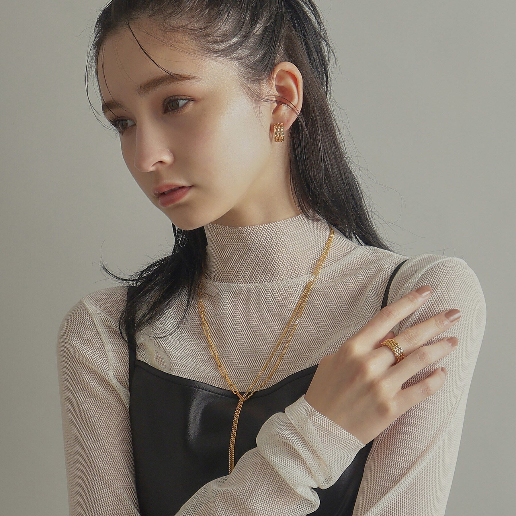 COCOSHNIK ONKITSCH「シルバー マーキスメッシュリング GP」|リング|