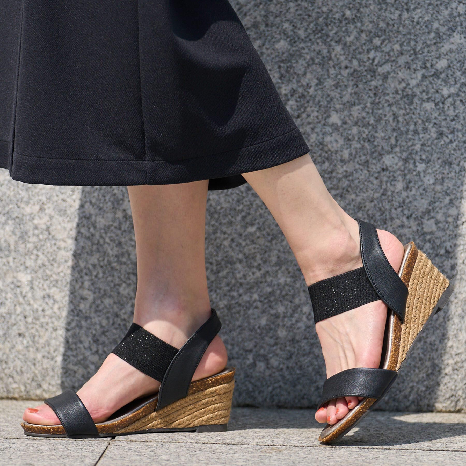 SHOO･LA･RUE「【高レビュー/累計販売35万足突破】片手ではけるサンダル シューダル 25SS」|サンダル|