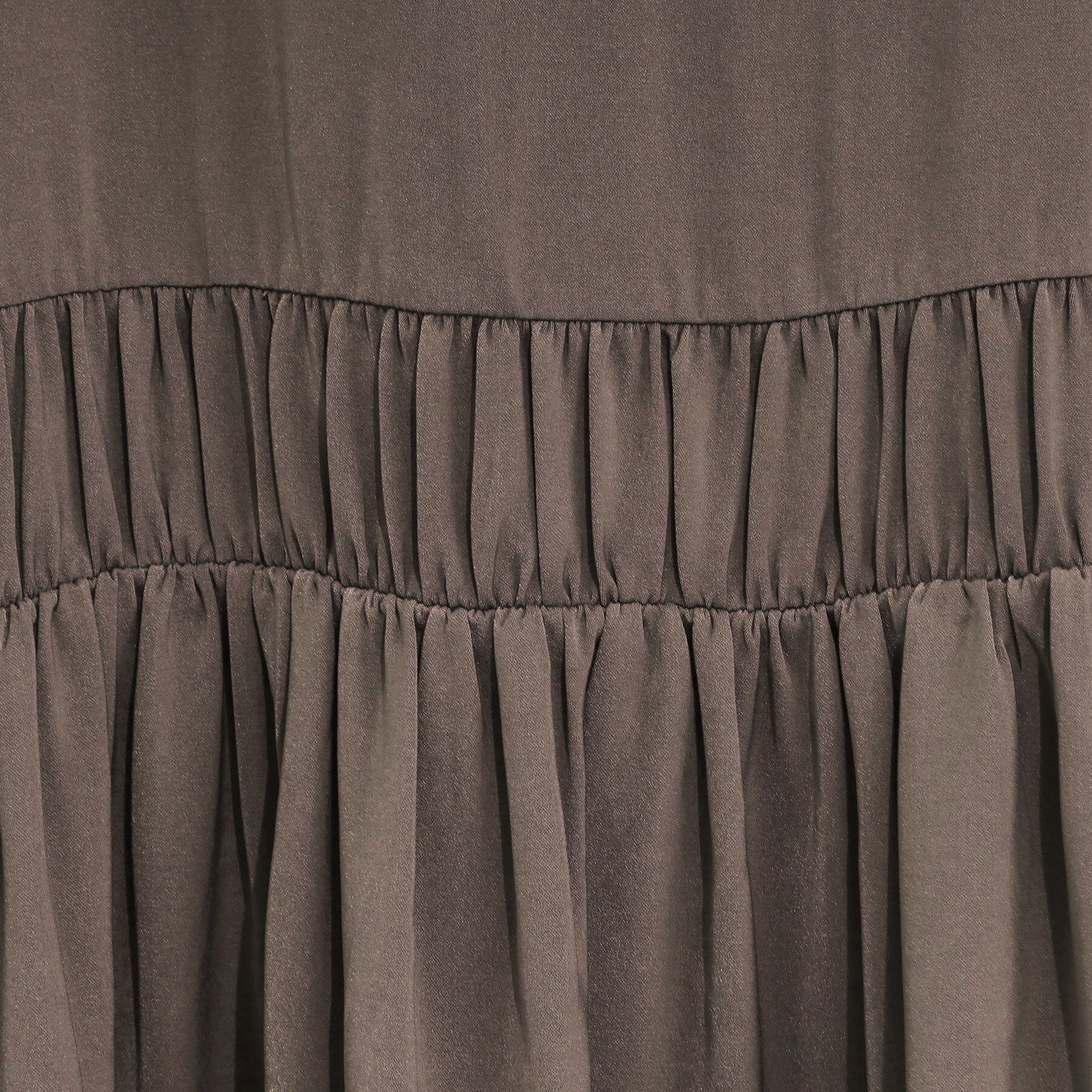 SHOO･LA･RUE「【ひんやり】シャーリングがアクセントに 大人のデザインキャミワンピース」|ワンピース|