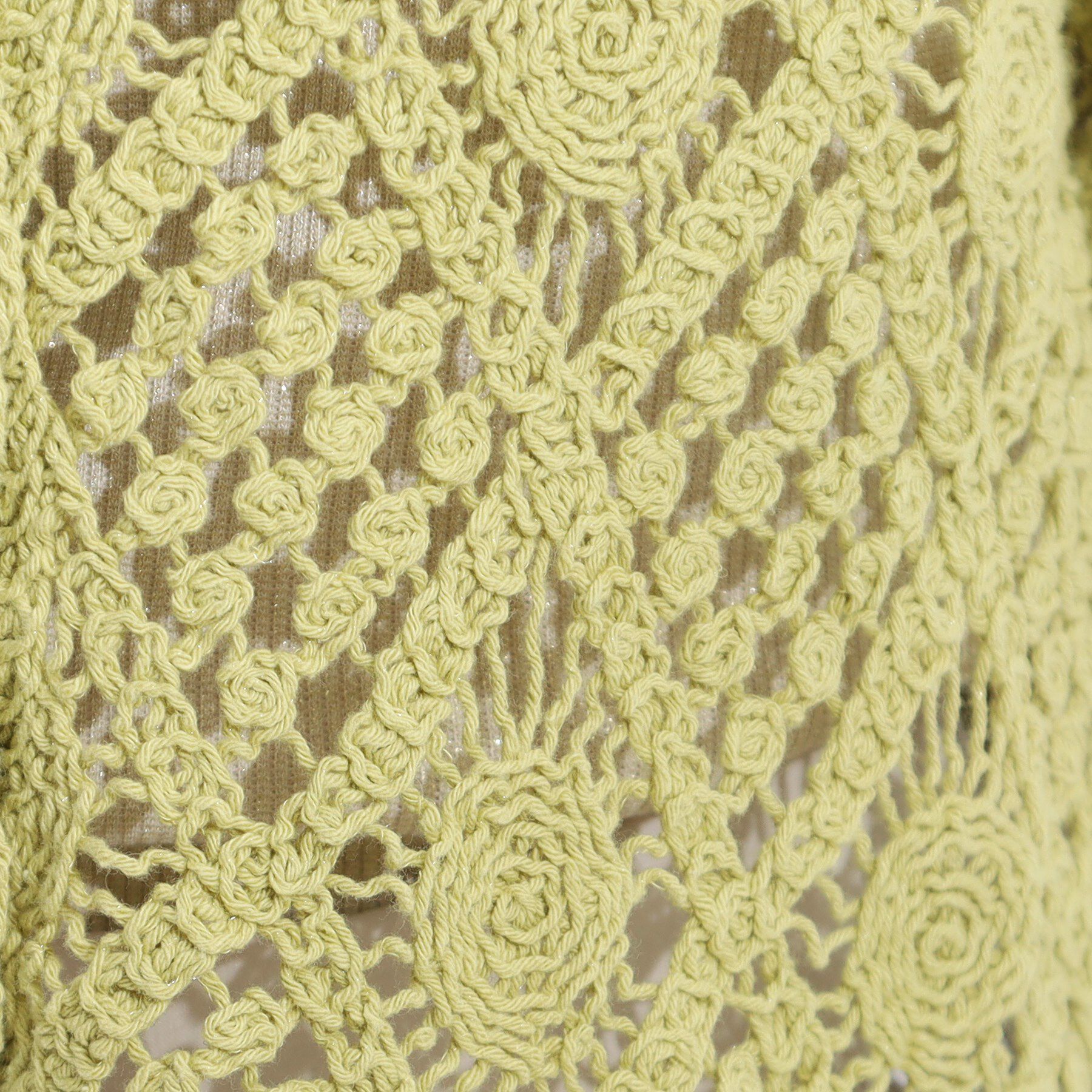 SHOO･LA･RUE「【2WAY】大人のほんのり甘いスタイルに クロシェレースカーディガン」|カーディガン|