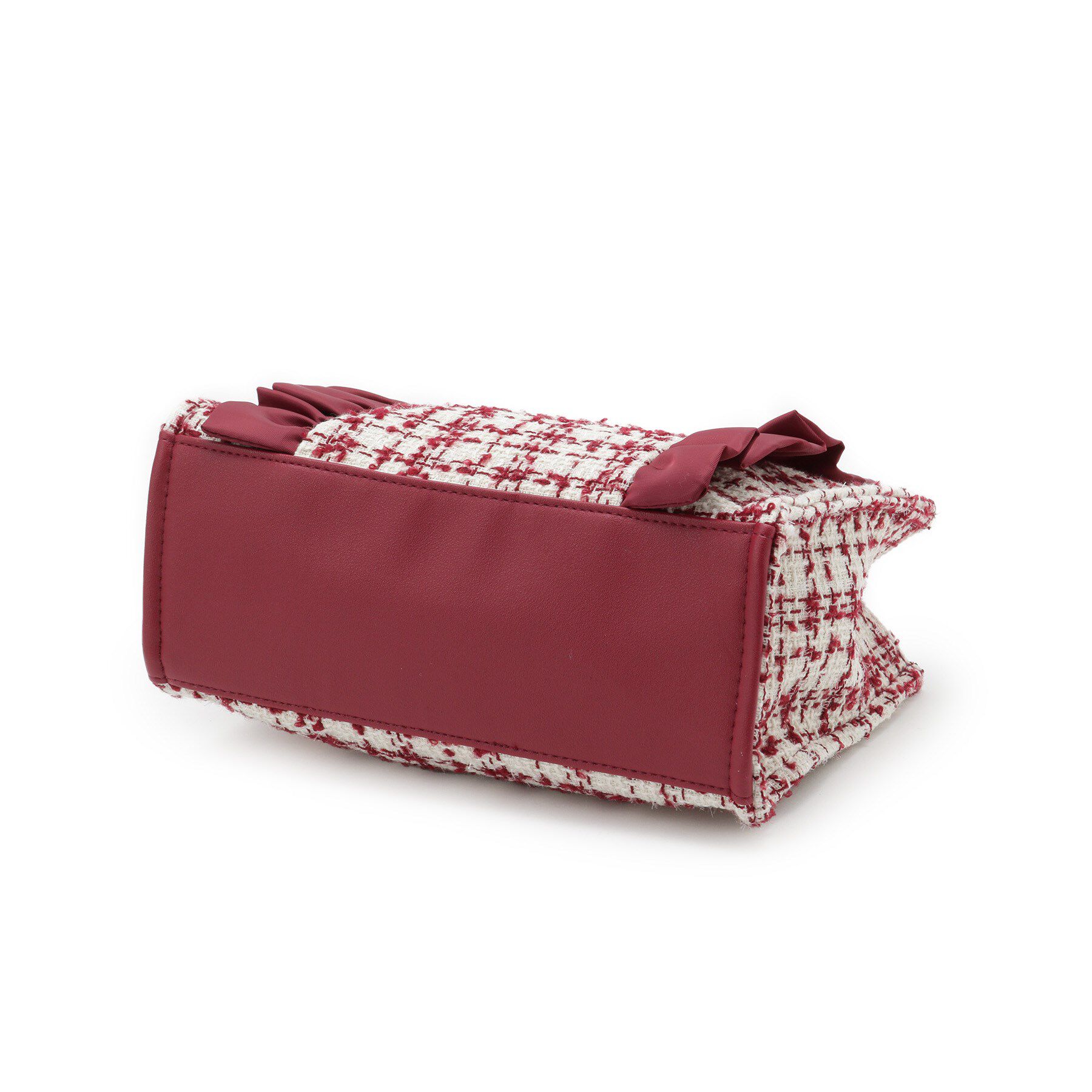 ITS&rsquo;DEMO「フリルツイードミニトート」|ハンドバッグ|