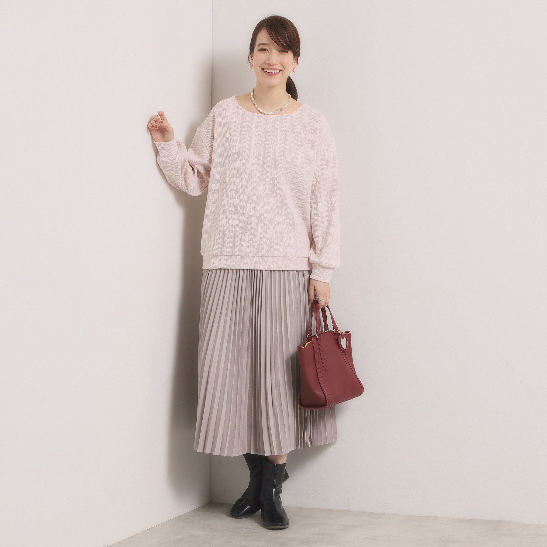 ITS&rsquo;DEMO「【洗濯機OK】ウェーブモールプルオーバー」|Tシャツ・カットソー|