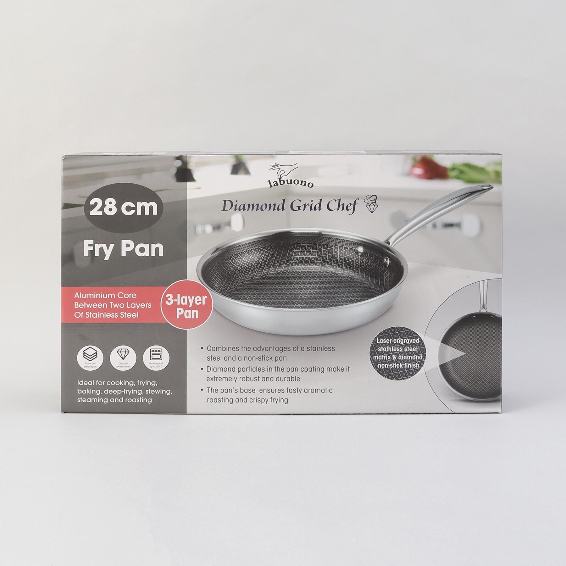 212 KITCHEN STORE「ダイヤグリッドシェフ フライパン28cm」|食器・キッチングッズ|