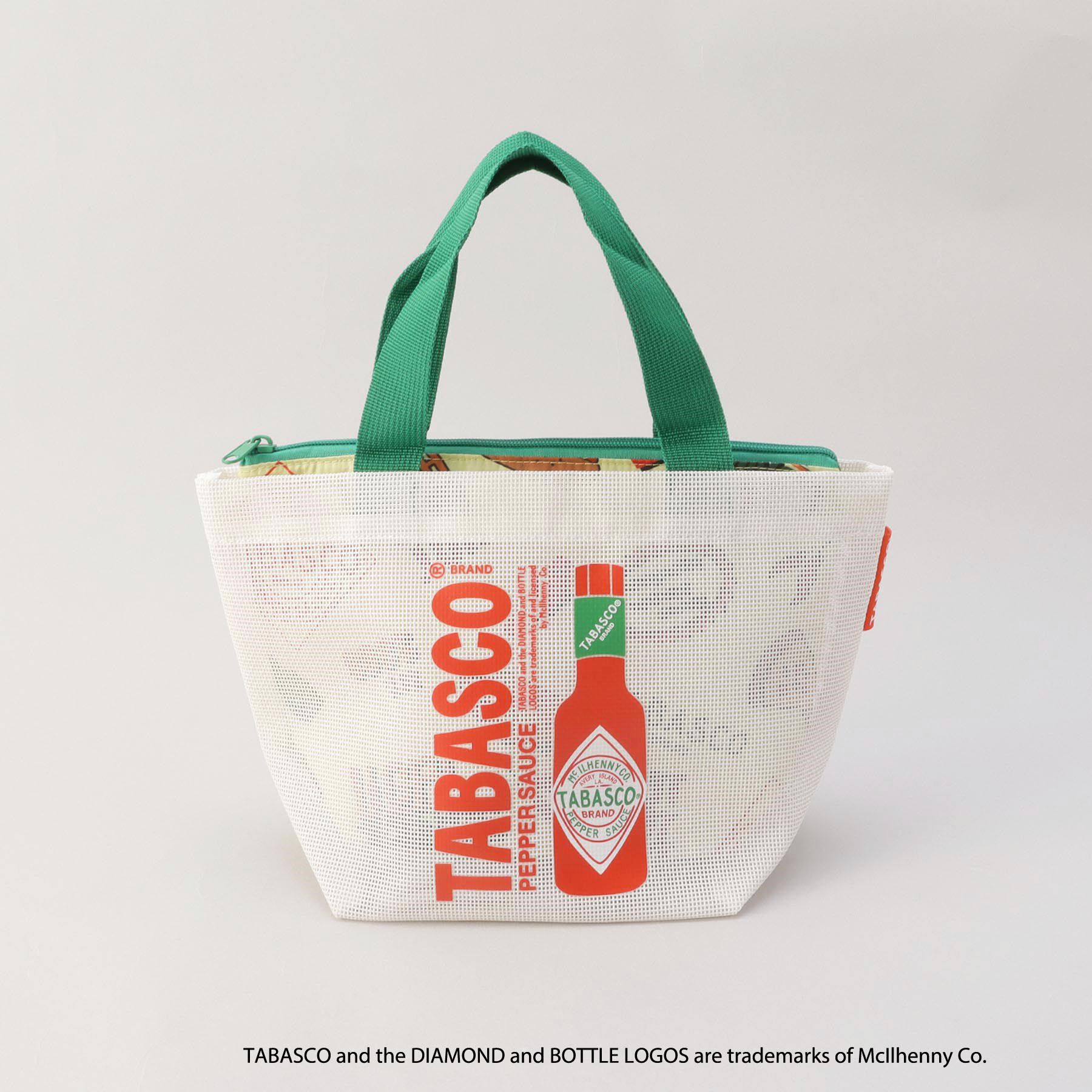 212 KITCHEN STORE「保冷ポーチ付きメッシュトート S WH ＜TABASCO(R) タバスコ＞」|その他|