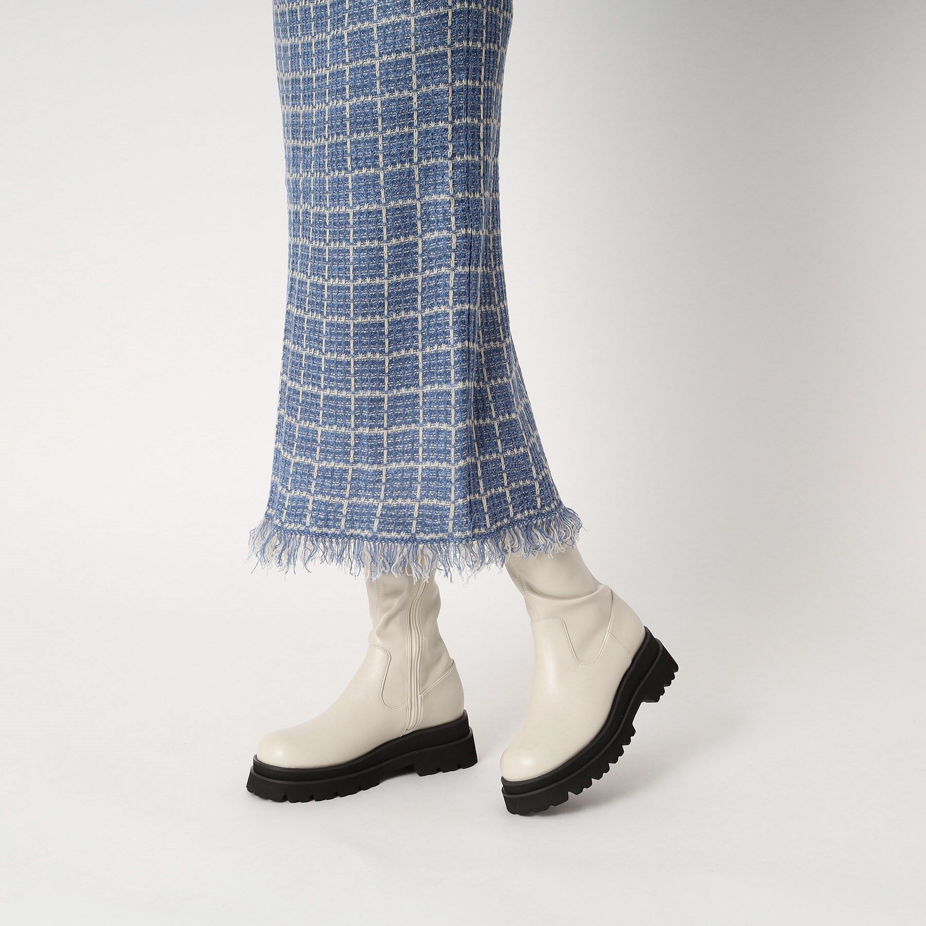 ESPERANZA「晴雨兼用トラックソールロングブーツ」|ショートブーツ|