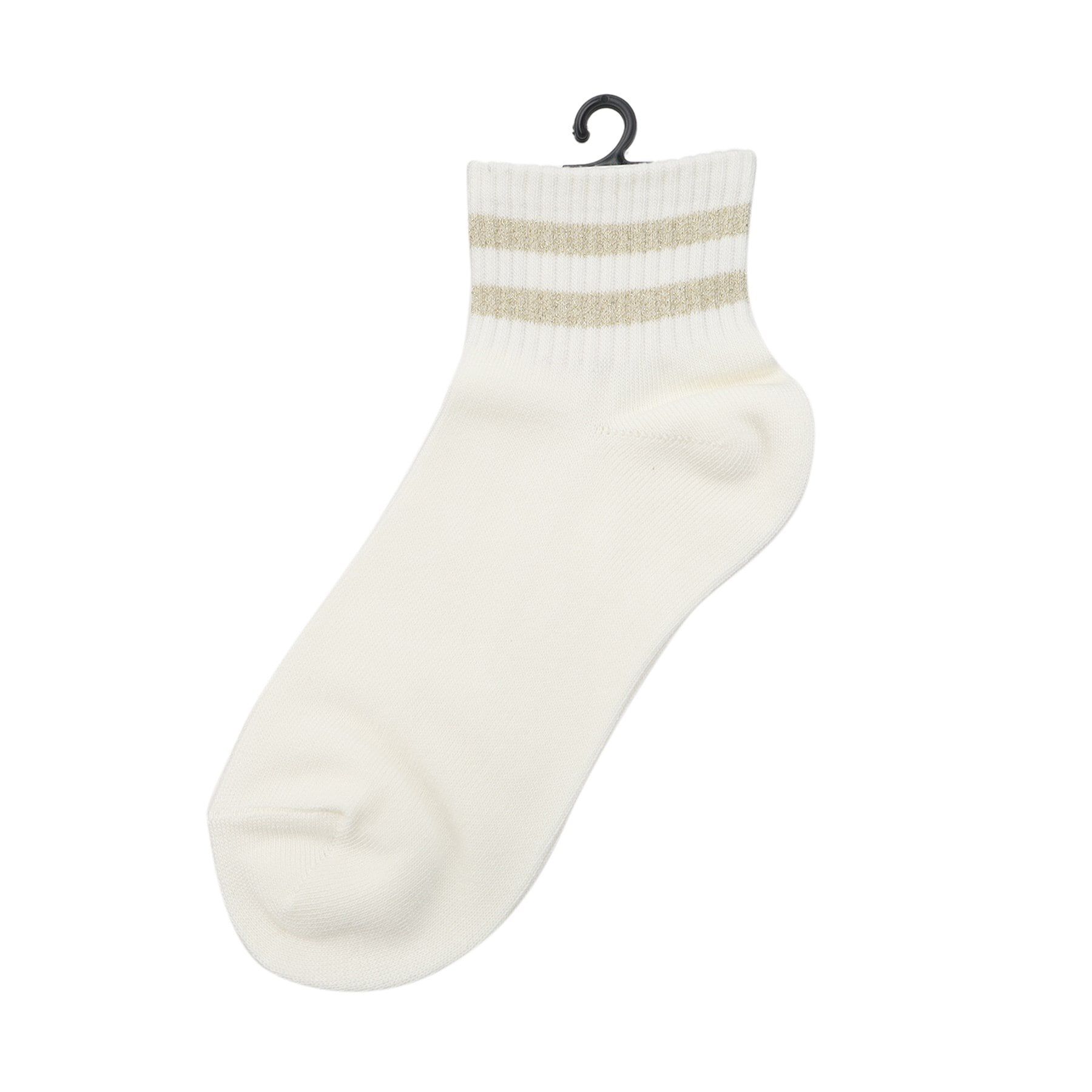 Doll Kiss「＼絶妙な色展開から選べる／リブラインスニーカー丈ソックス　靴下」|ソックス|アイボリー(904)