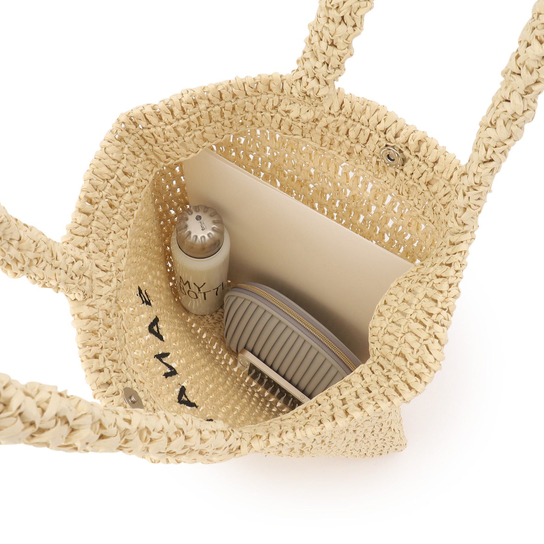 Ober Tashe「雑材ロゴ刺繍トート」|トートバッグ|