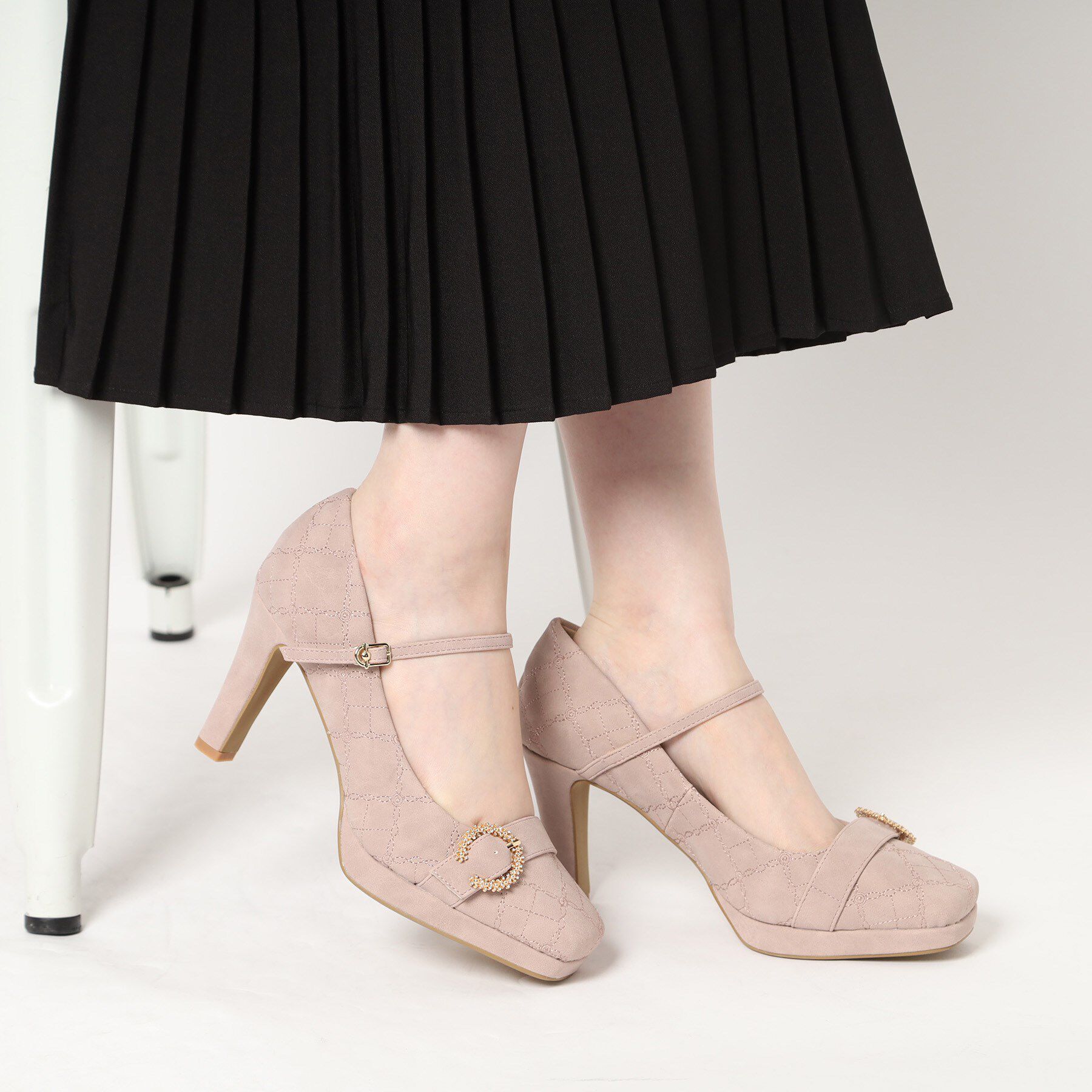 ESPERANZA「《先行予約》オリジナルキルティングパンプス」|パンプス|