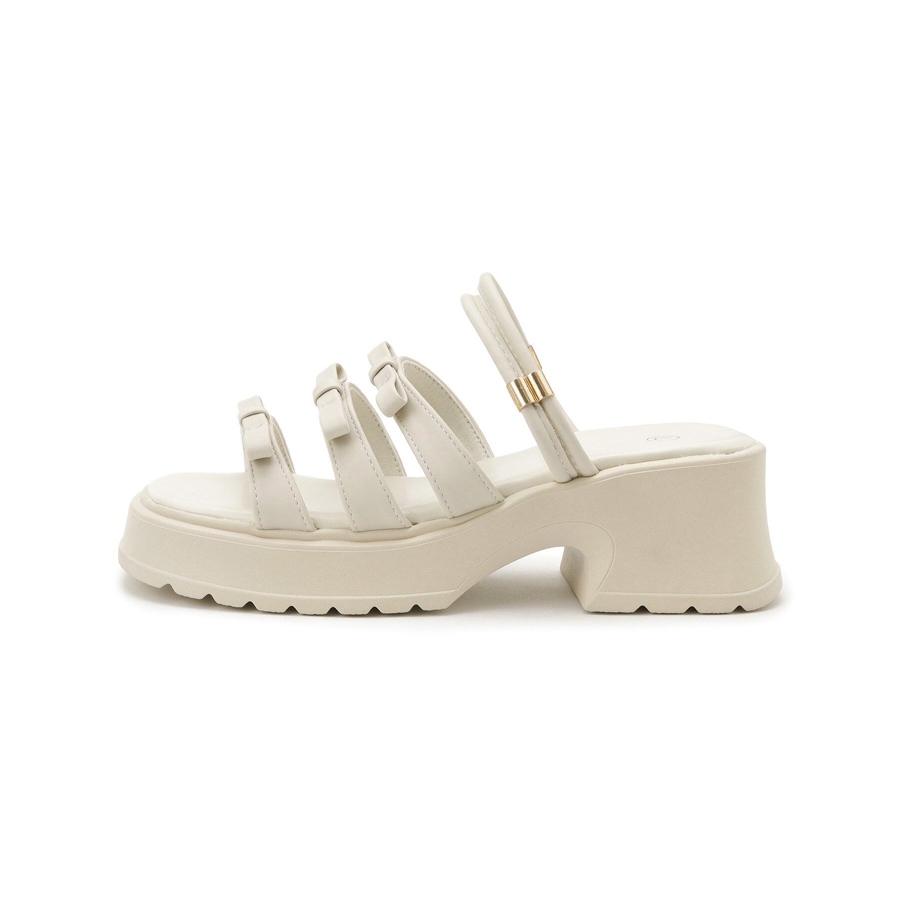 csT&P「3連リボンバレエコアサンダル」|サンダル|