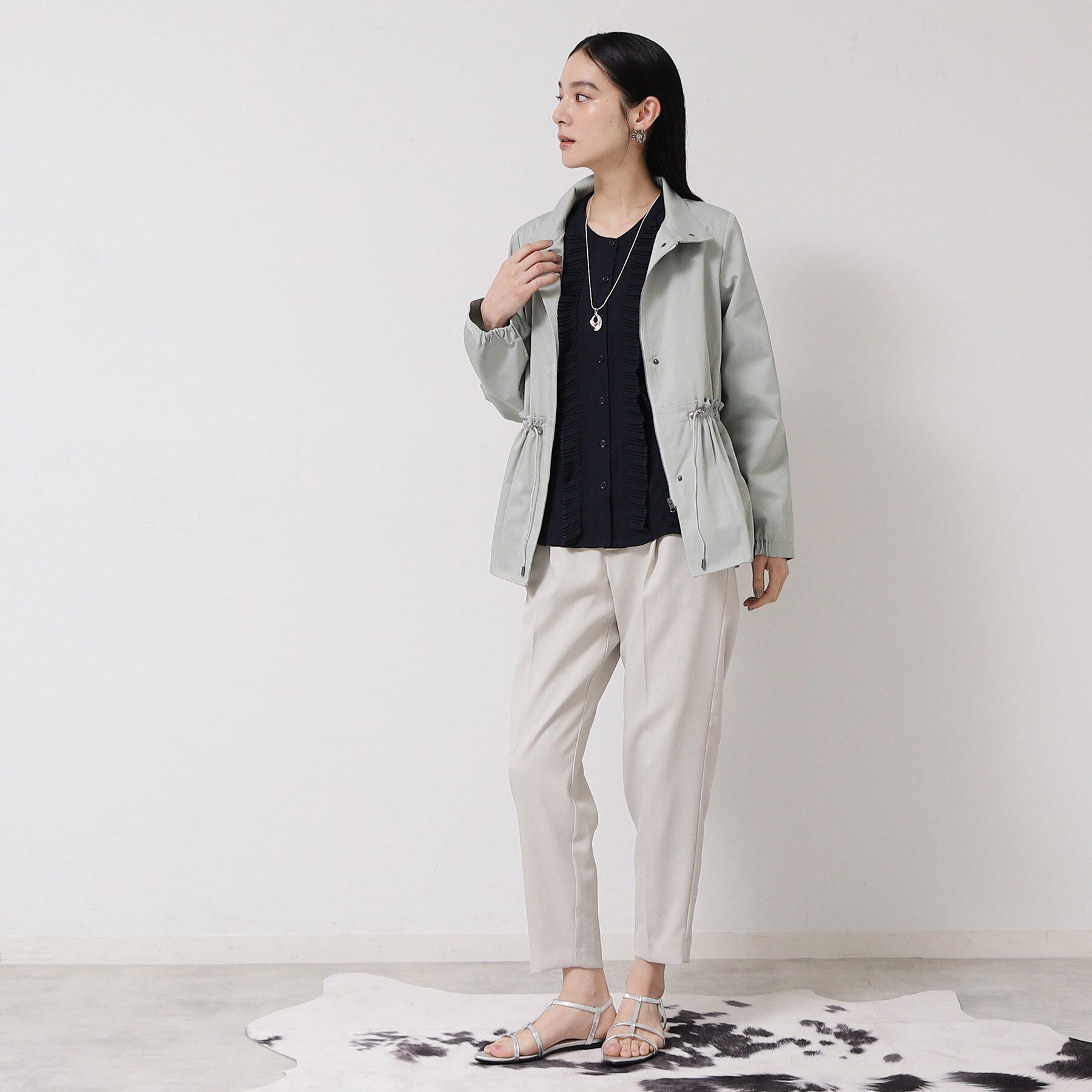 SunaUna「【お仕事にも！／プリーツフリル】春色ブラウス」|シャツ・ブラウス|