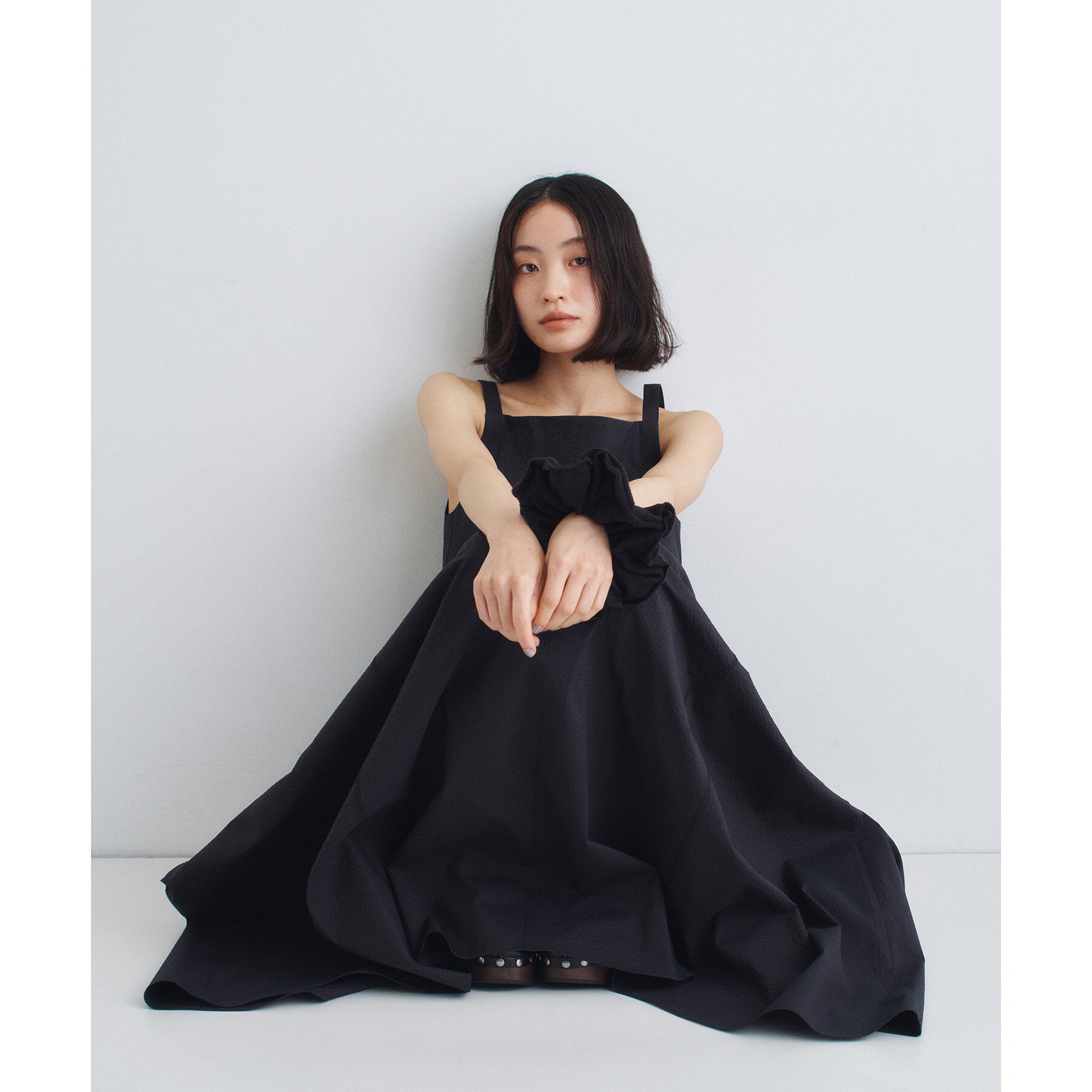 CODE A「gathers drama dress」|ワンピース|