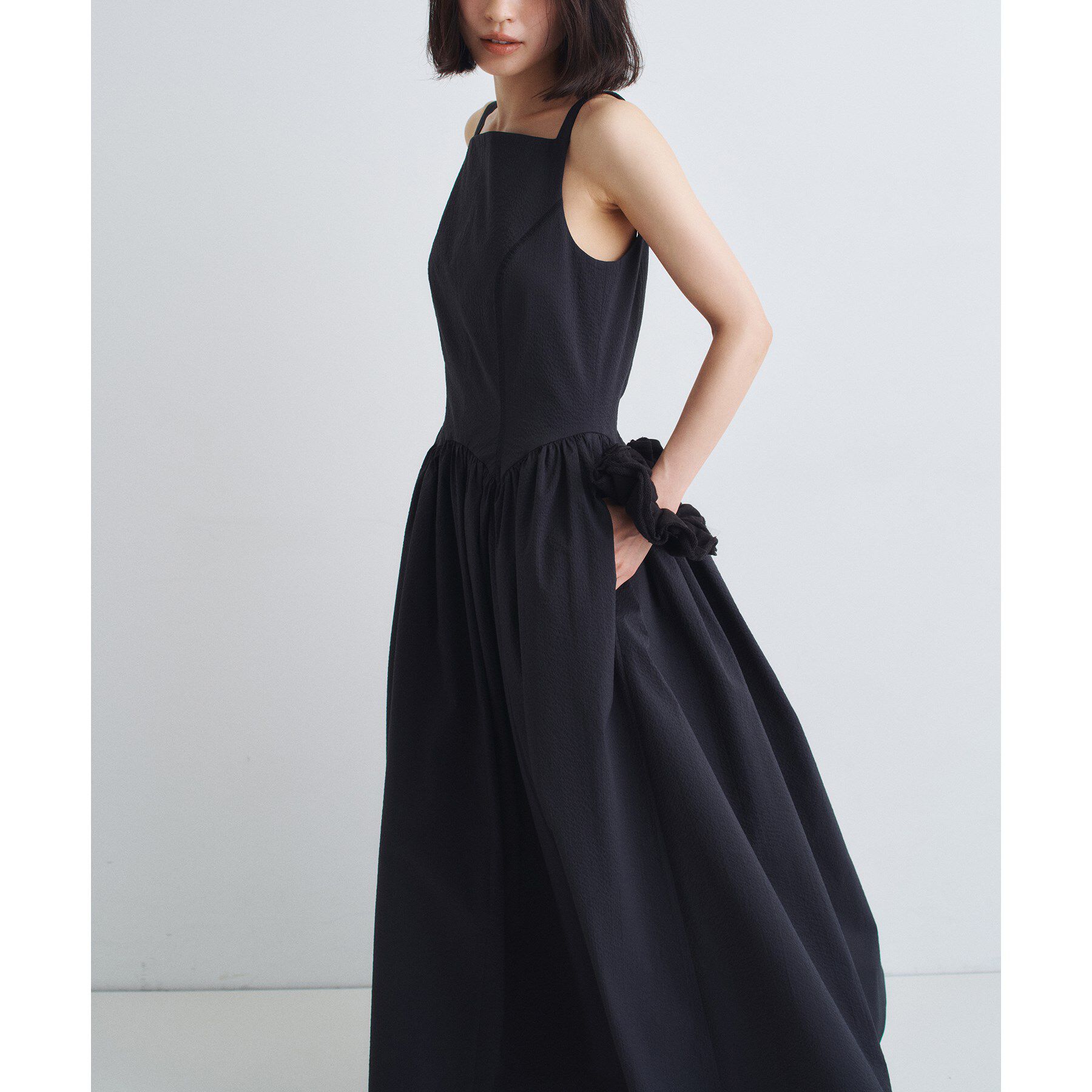 CODE A「gathers drama dress」|ワンピース|