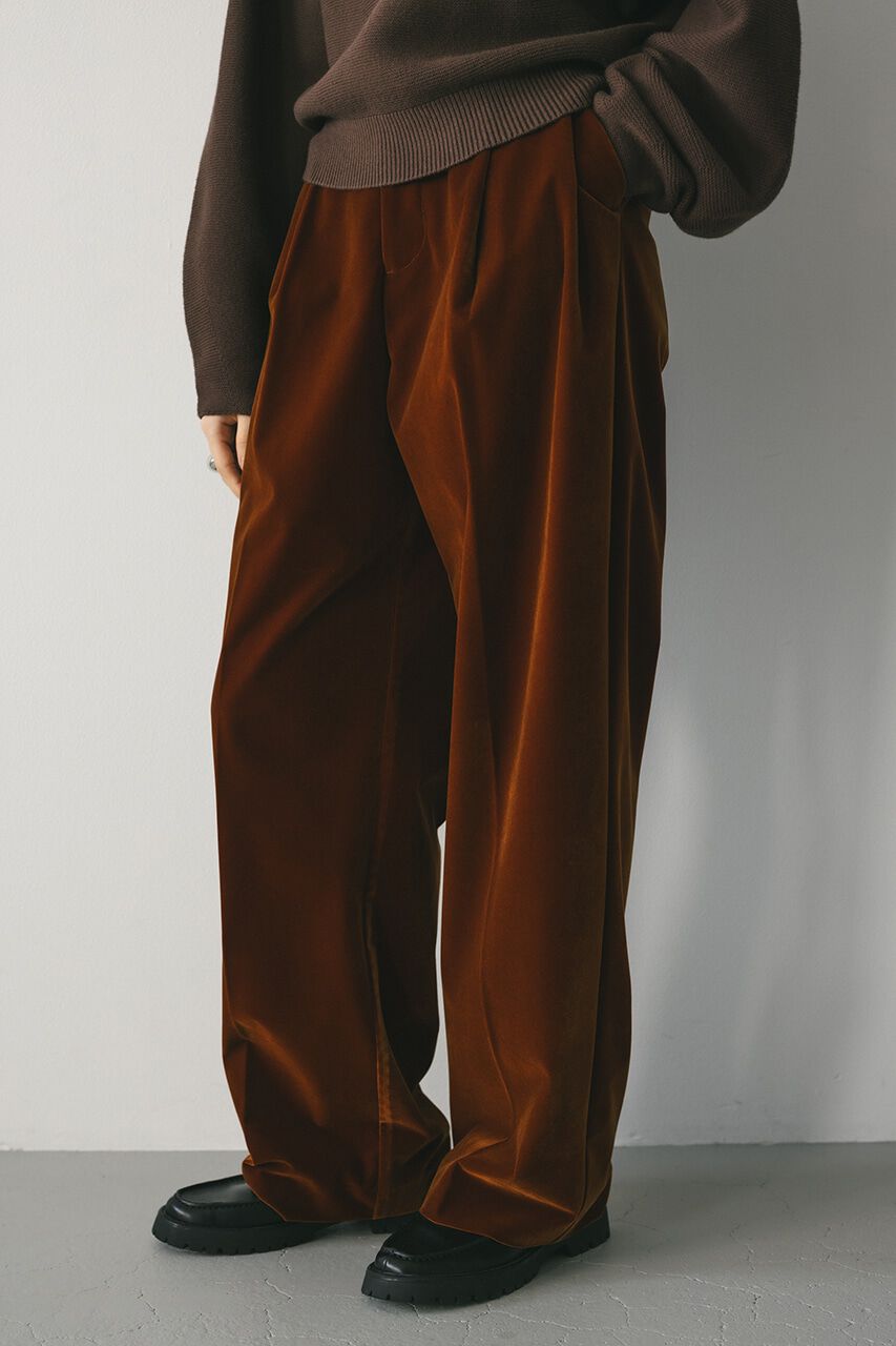 STYLEMIXER「ベルベットツータックパンツ」|その他|