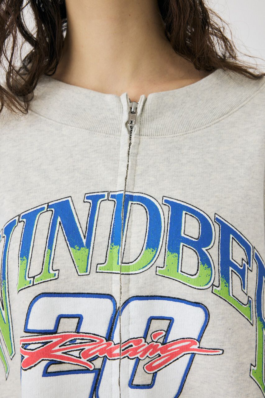 MOUSSY「ZIPPERED MOTO プルオーバー」|パーカー|