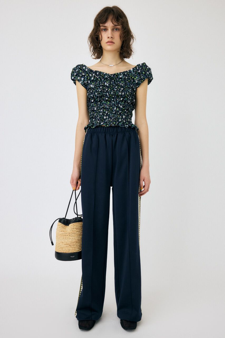 MOUSSY「GATHER FLOWER ブラウス」|シャツ・ブラウス|