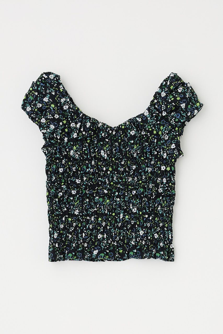 MOUSSY「GATHER FLOWER ブラウス」|シャツ・ブラウス|