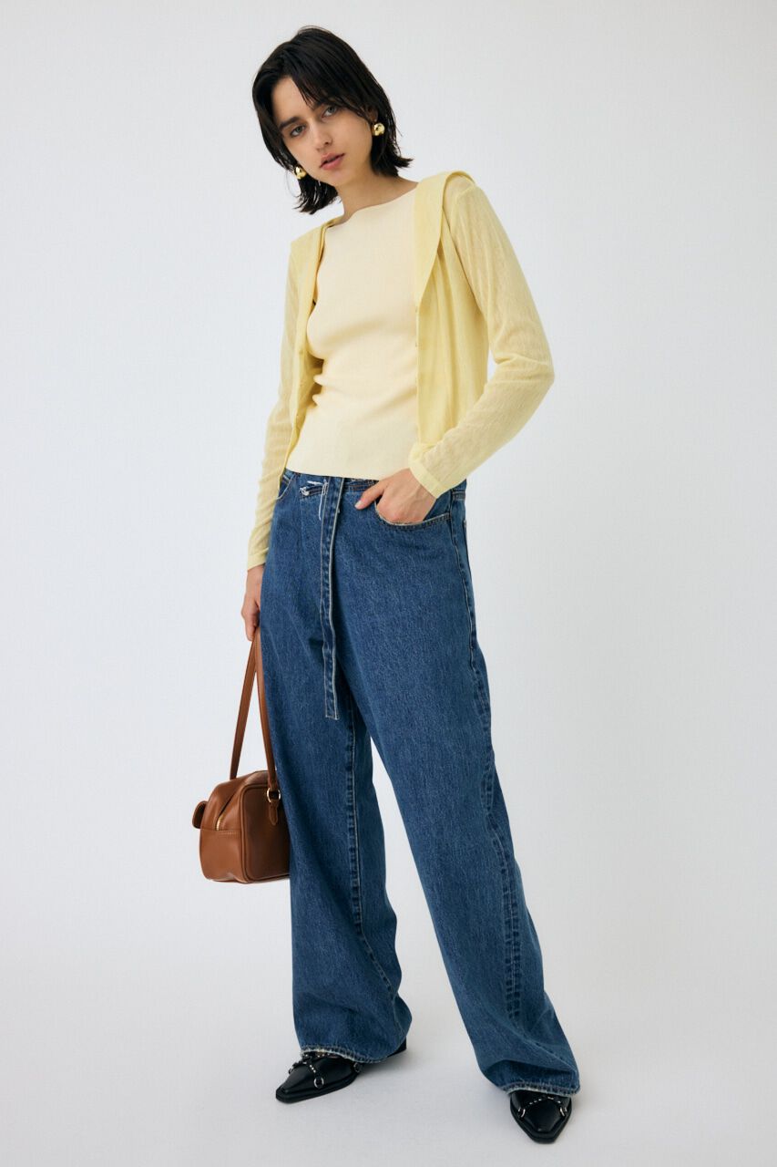 MOUSSY「SHEER CUT フーディ」|パーカー|