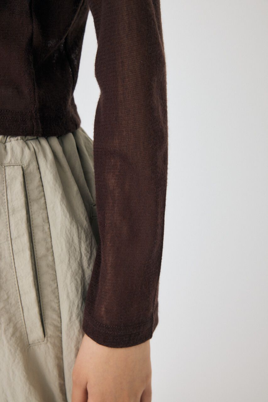 MOUSSY「SHEER CUT フーディ」|パーカー|