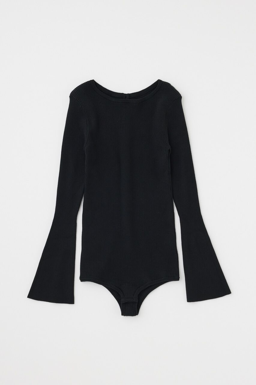 MOUSSY「ニットボディスーツ　オーガニックコットン&times;再生繊維混」|ニット・セーター|