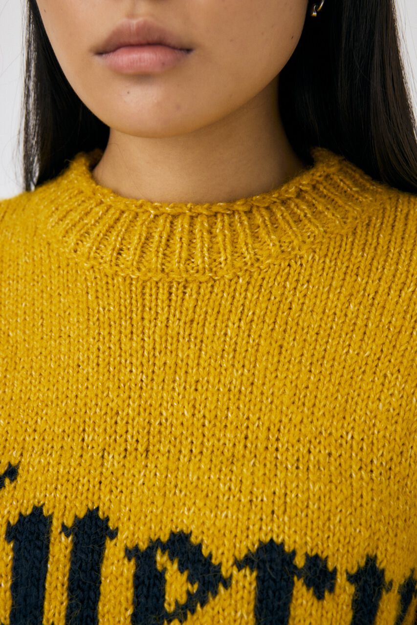 MOUSSY「KNITTED WORDS セーター」|ニット・セーター|