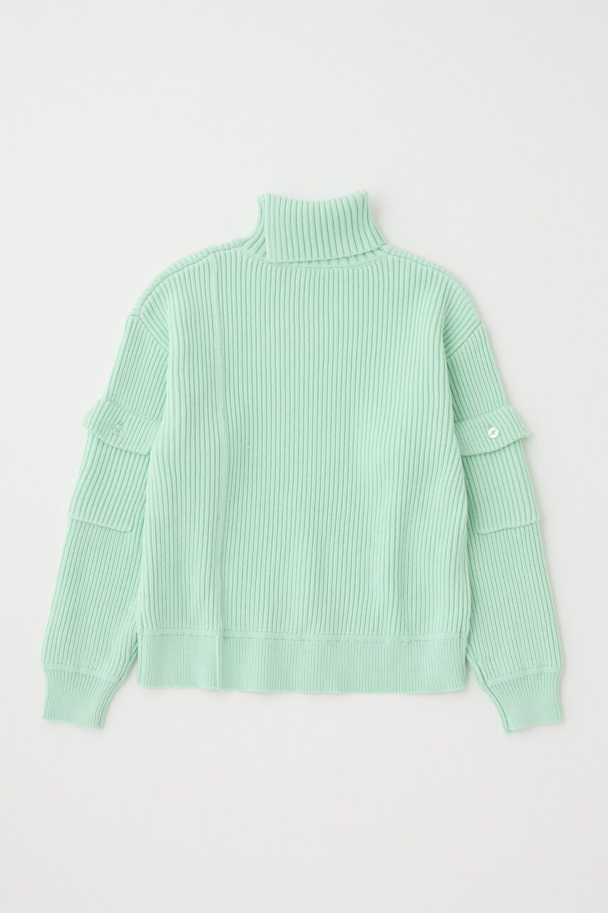 MOUSSY「SLIT ハイネックセーター」|ニット・セーター|