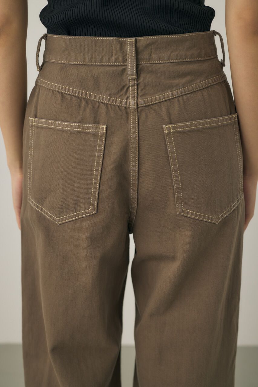 MOUSSY「ルーズストレートデニムパンツ　オーガニックコットン使用」|デニム|