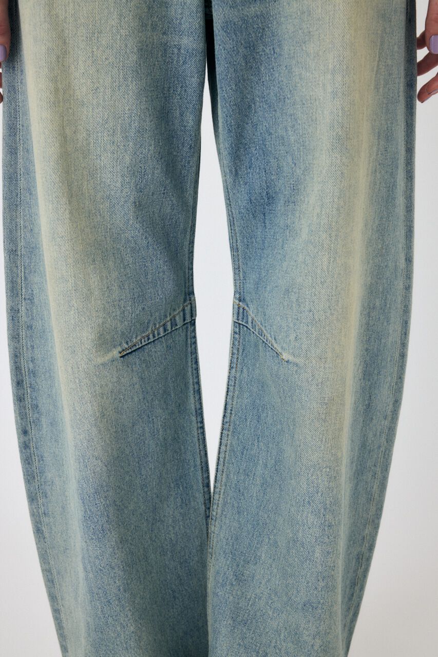 MOUSSY「DROP WAIST CURVE ストレート」|デニム|