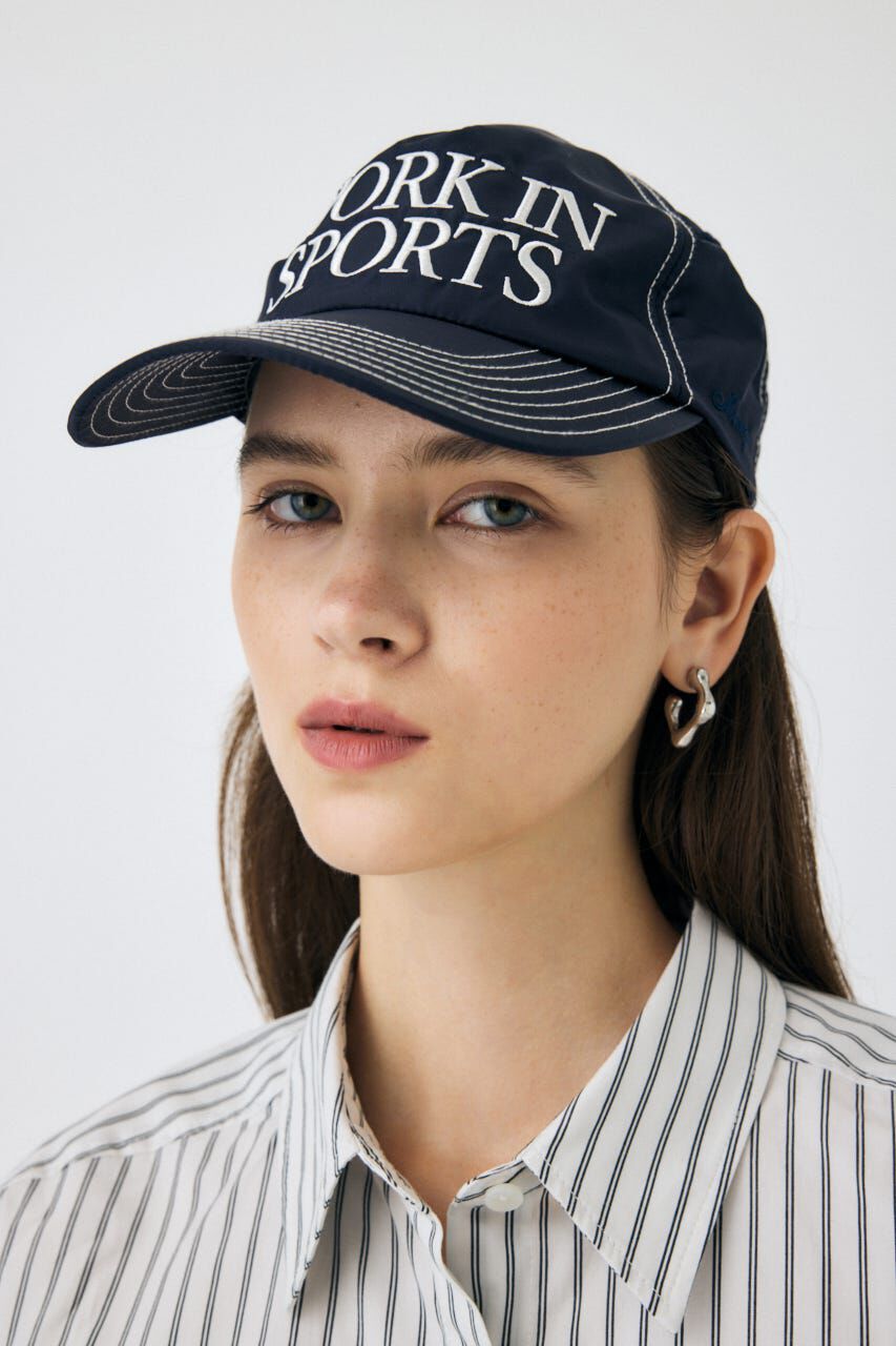 MOUSSY「SATIN BASEBALL キャップ」|その他|D/NVY3
