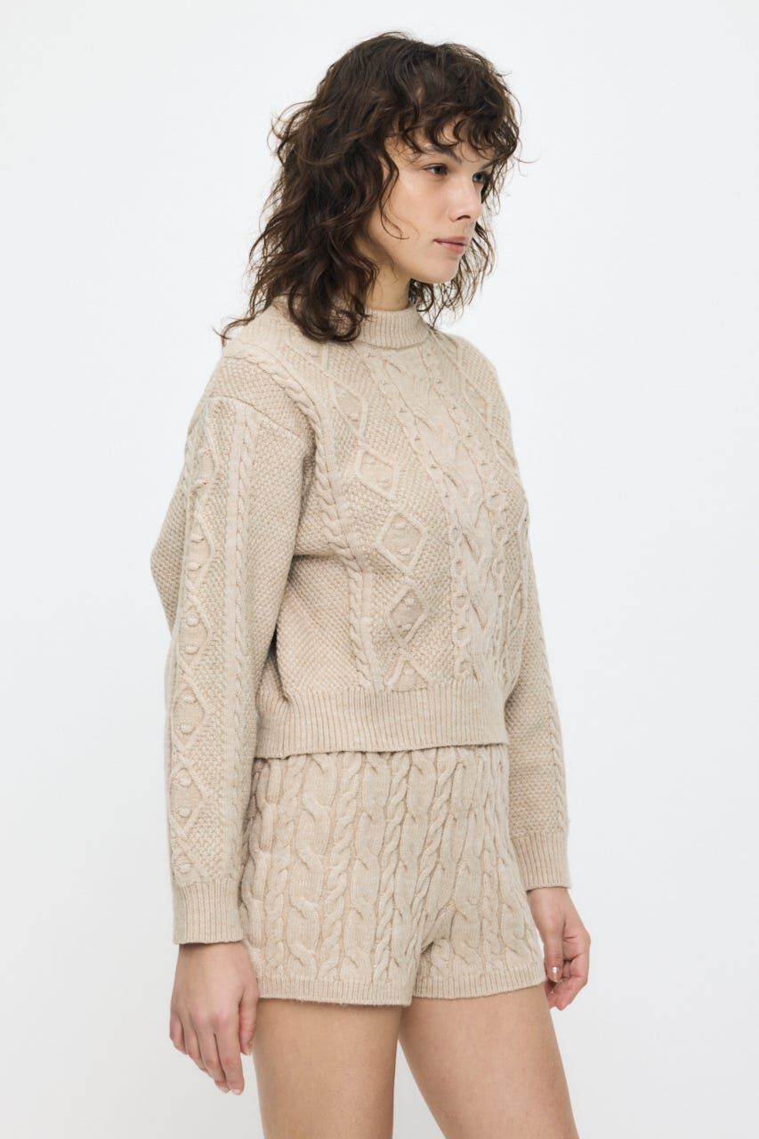 MOUSSY「POPCORN CABLE セーター」|ニット・セーター|