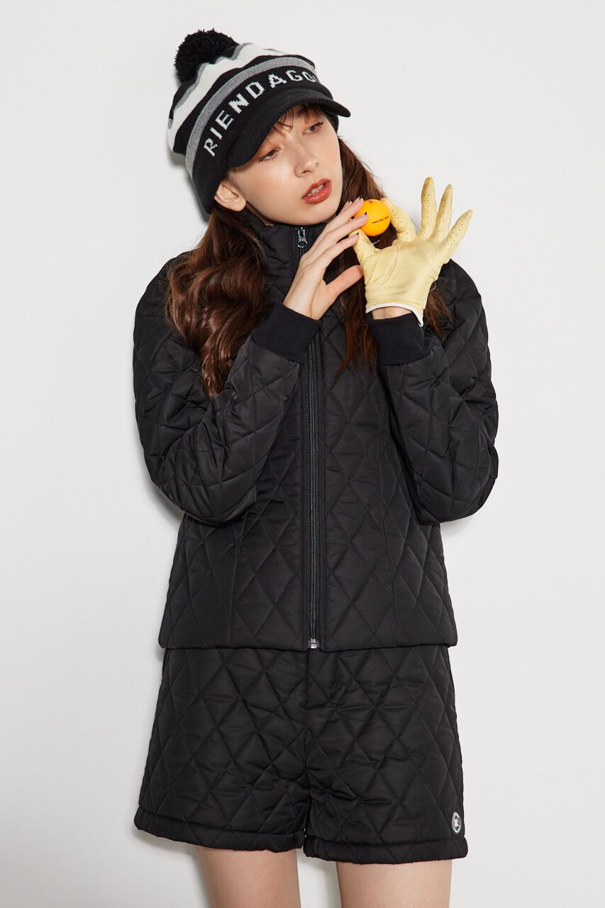 rienda「キルティングパネルラインブルゾン」|ブルゾン・スタジャン|