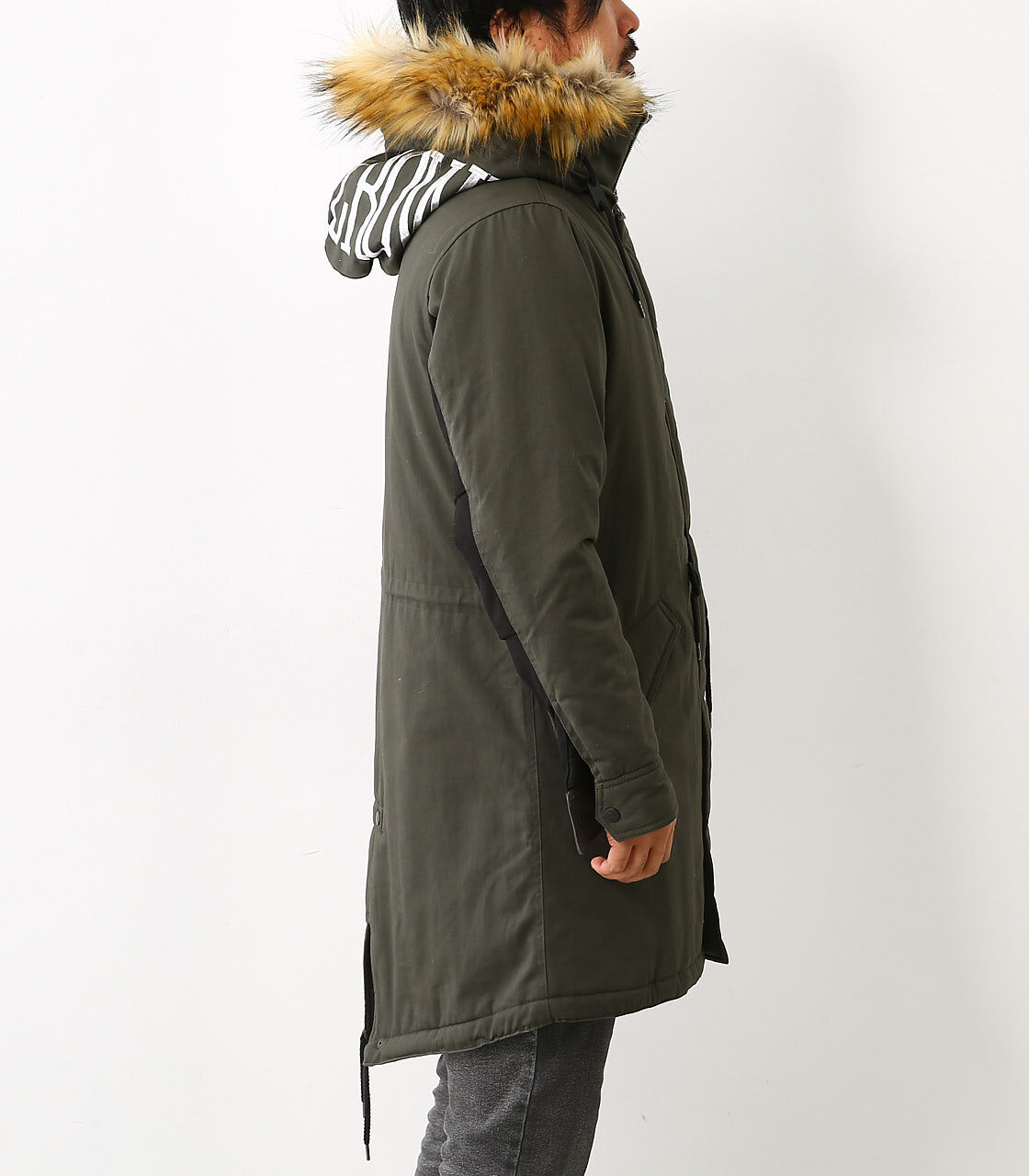 RODEO CROWNS「フード 刺繍 中綿 モッズコート」|その他|