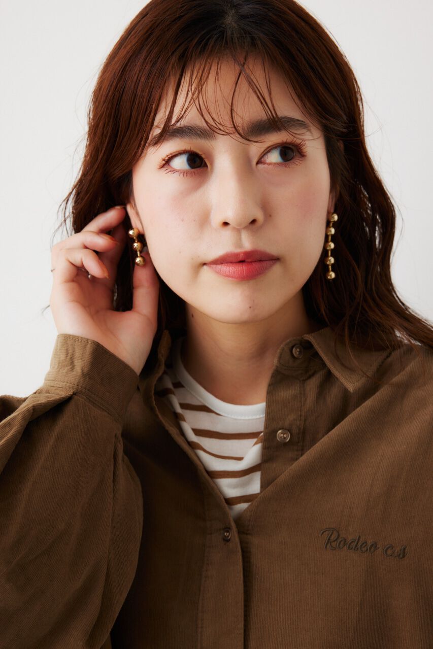 RODEO CROWNS「アシンメトリーボールピアス」|ピアス|