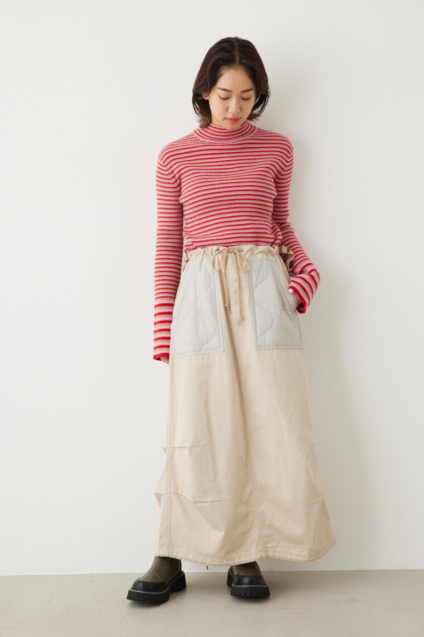 RODEO CROWNS「キルティングドッキングサスペンダースカート」|その他|