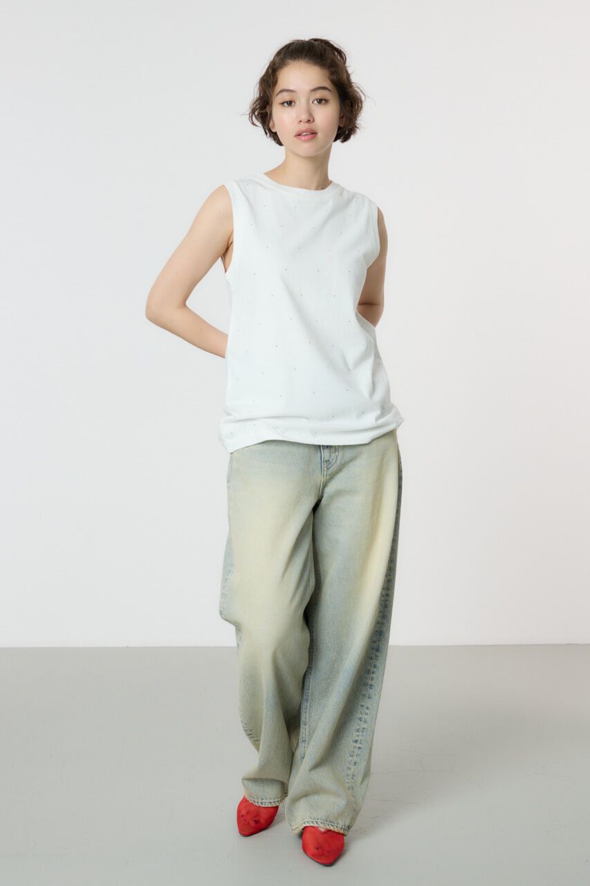 RODEO CROWNS「スタッズタンクトップ」|タンクトップ|