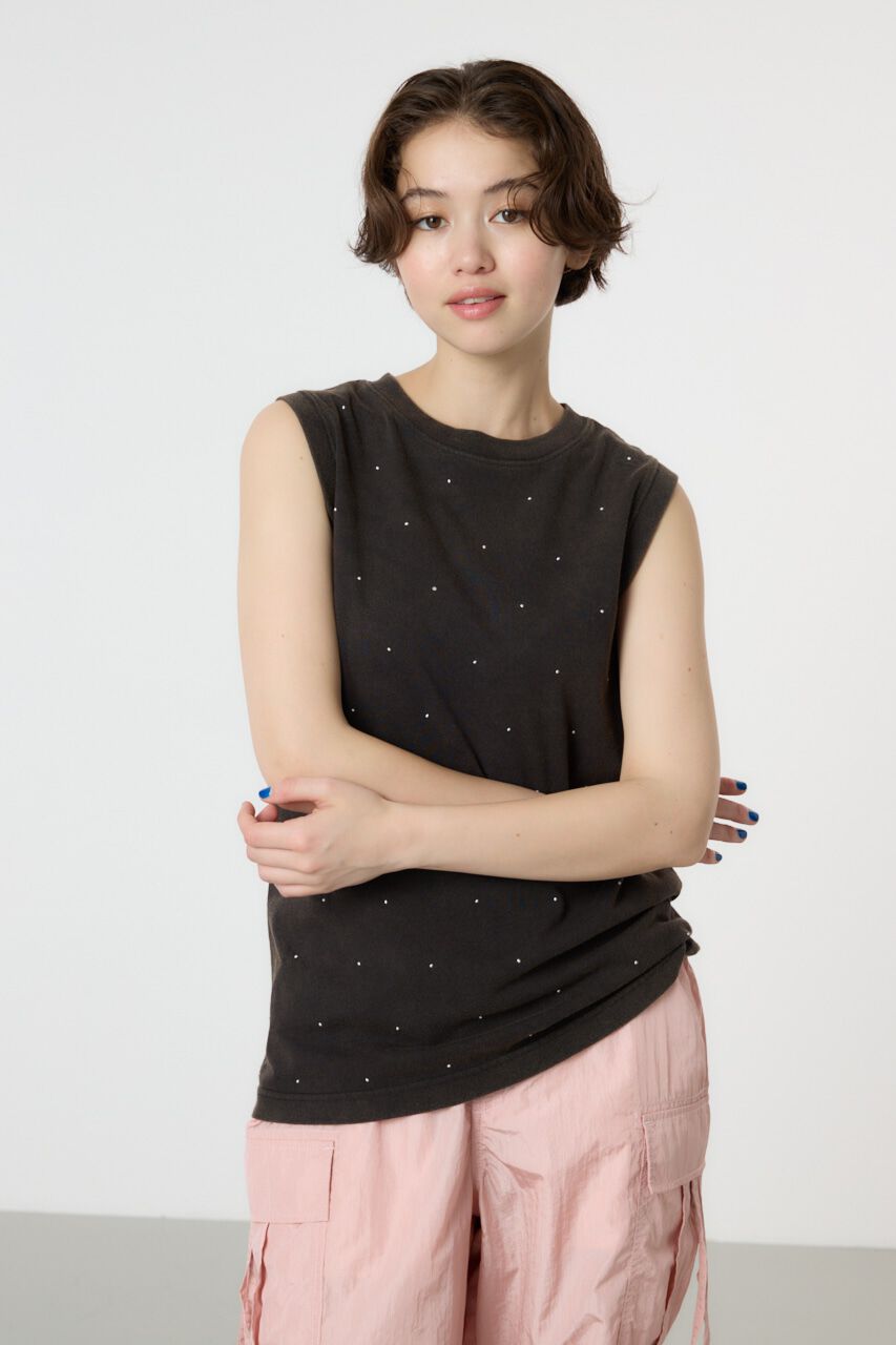 RODEO CROWNS「スタッズタンクトップ」|タンクトップ|