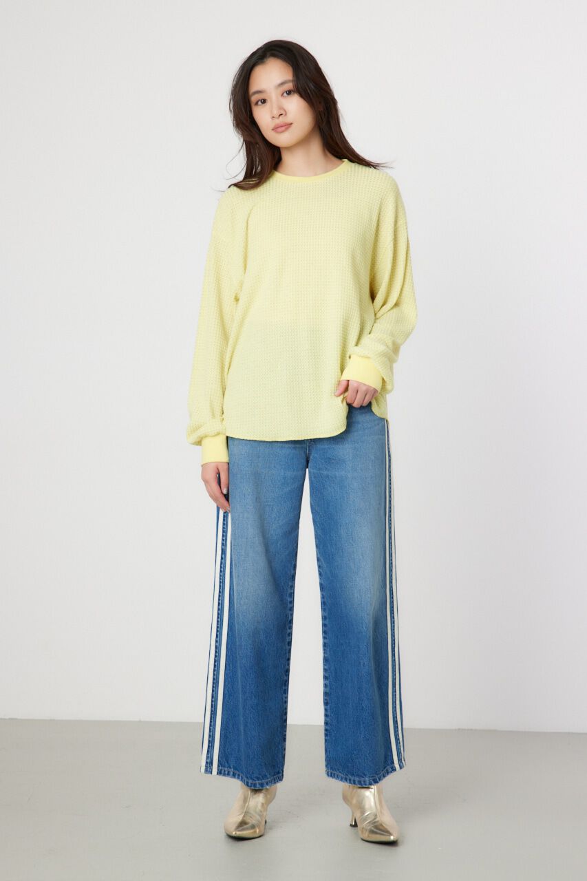 RODEO CROWNS「サイドラインルーズデニム」|デニム|