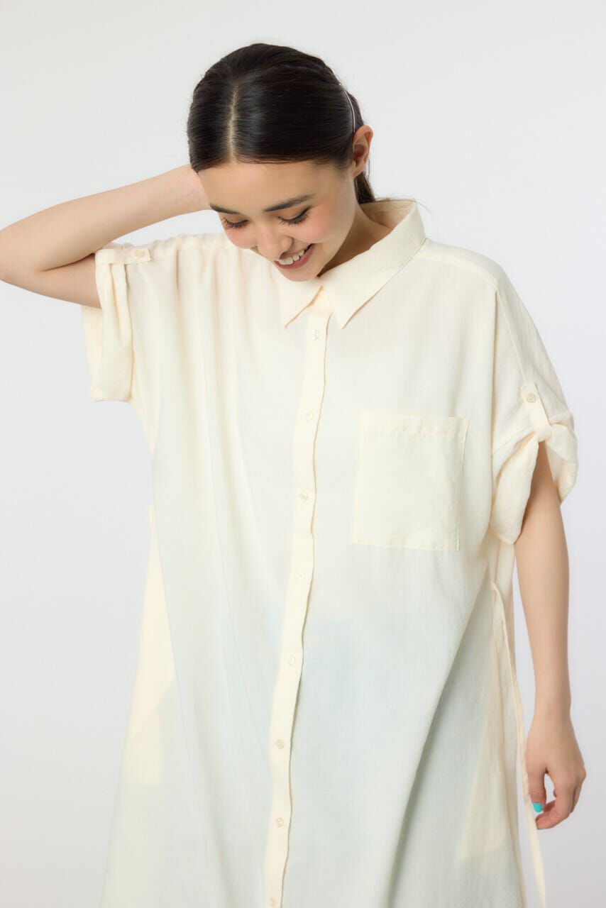 RODEO CROWNS「エアリータッチシャツワンピース」|ワンピース|