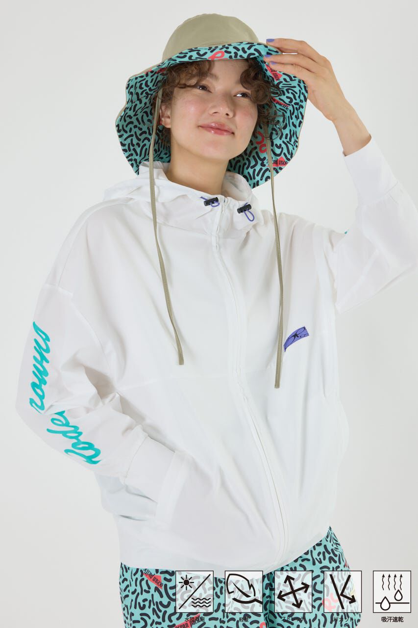 RODEO CROWNS「(OP)ラッシュガード ジップパーカー」|パーカー|O/WHT1