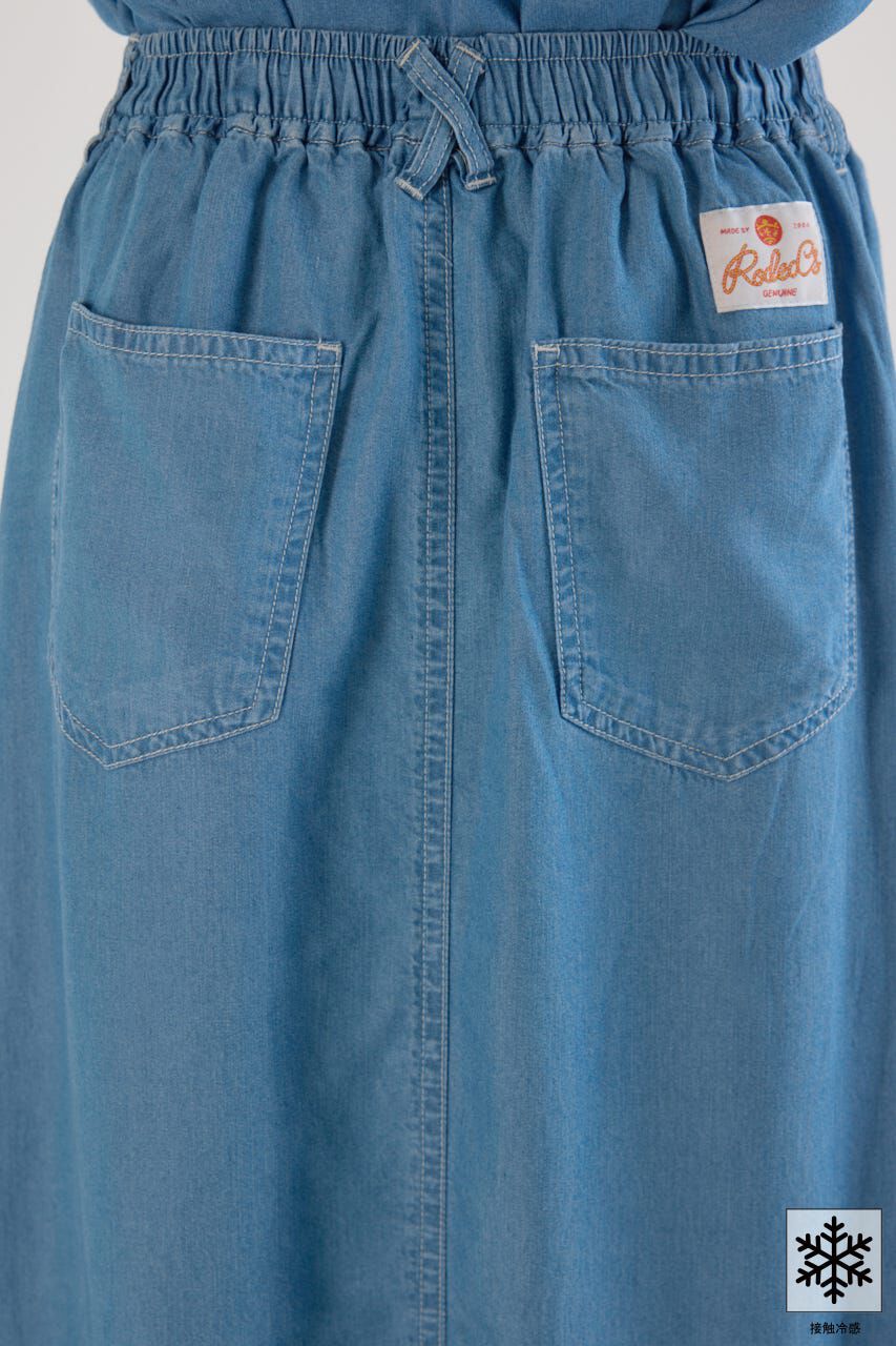 RODEO CROWNS「クールデニムリラックススカート」|デニム|