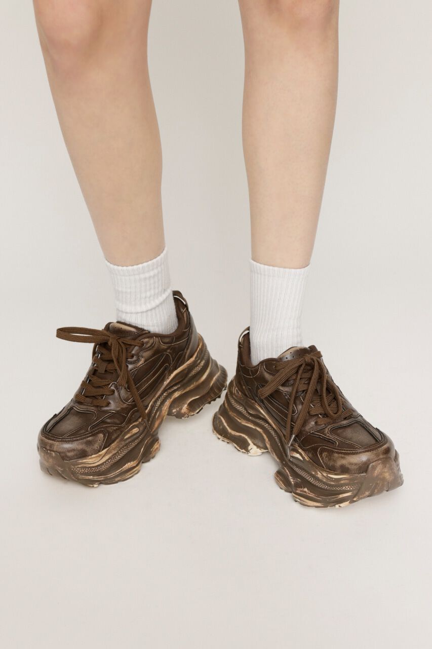 SLY「AGING CREATIVE SOLE SNEAKER」|スニーカー|