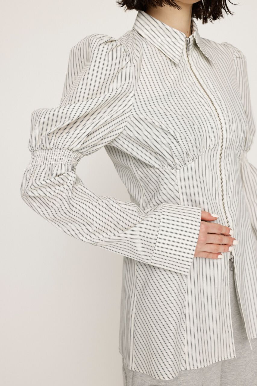 SLY「FRONT ZIP SH ブラウス」|シャツ・ブラウス|