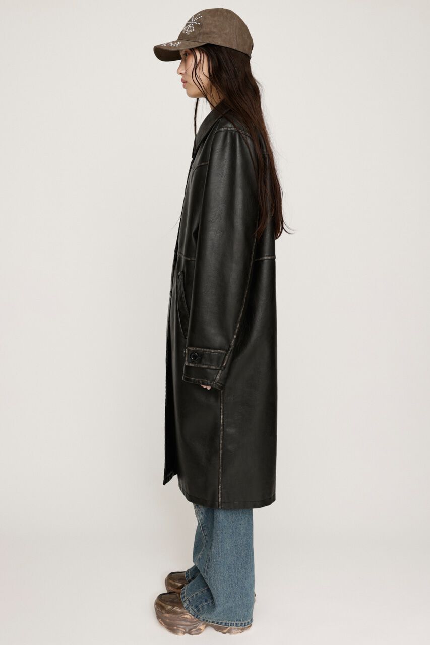 SLY「LONG F／LEATHER ジャケット」|その他|