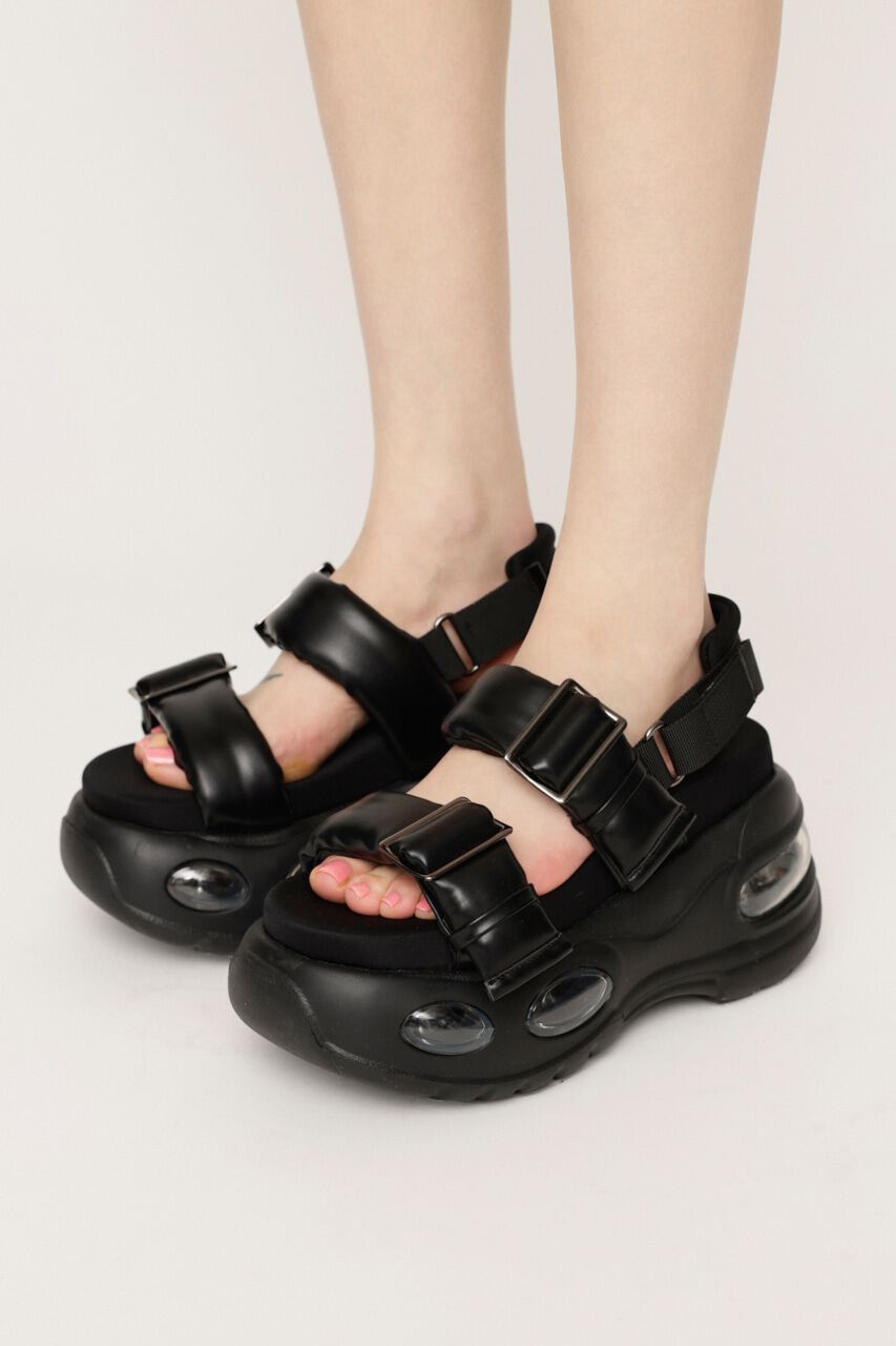 SLY「AIR VOLUME SOLE BELT サンダル」|サンダル|BLK
