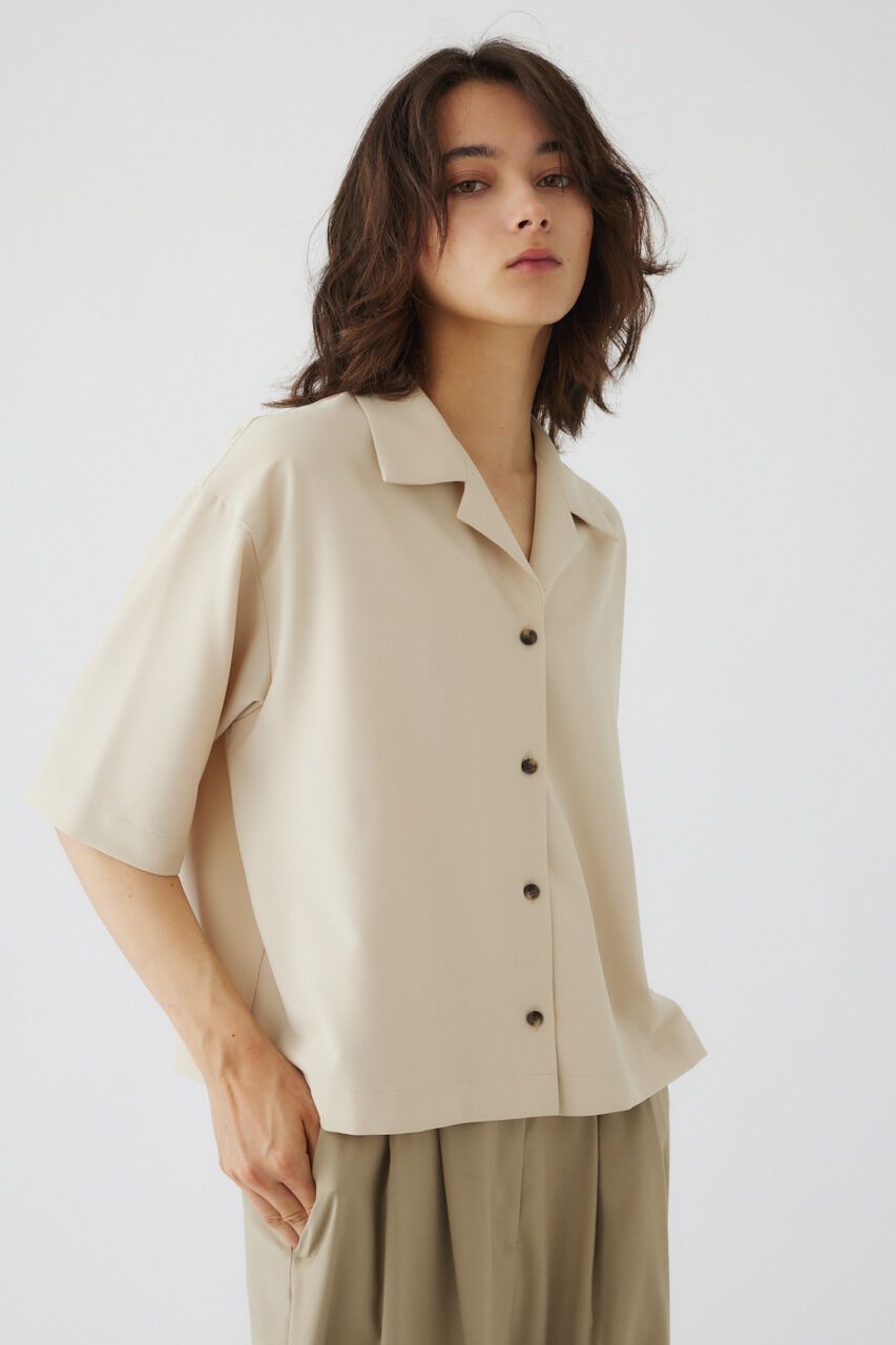 RIM.ARK 「Open collar half sleeve SH」|シャツ・ブラウス|
