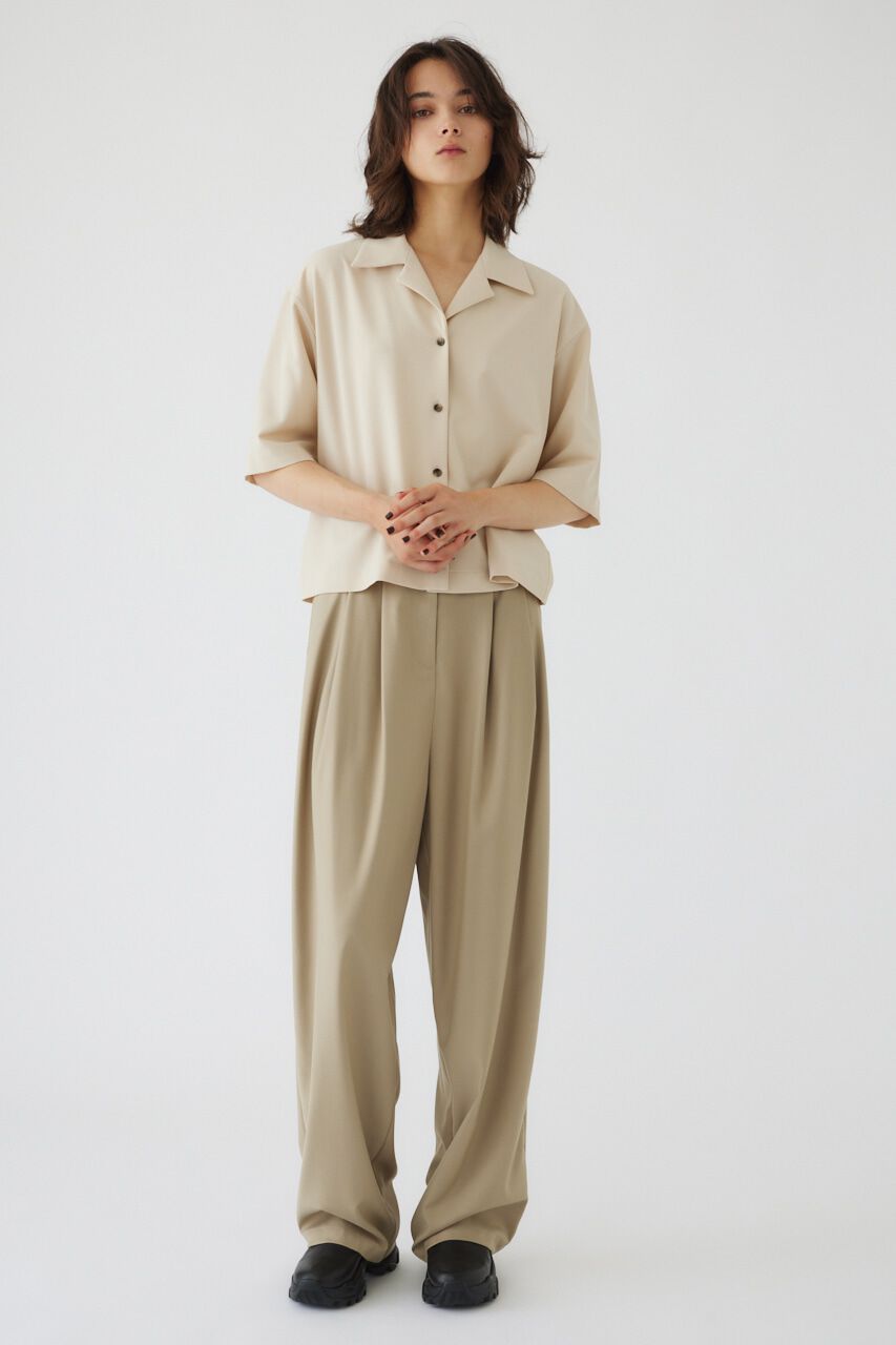 RIM.ARK 「Open collar half sleeve SH」|シャツ・ブラウス|