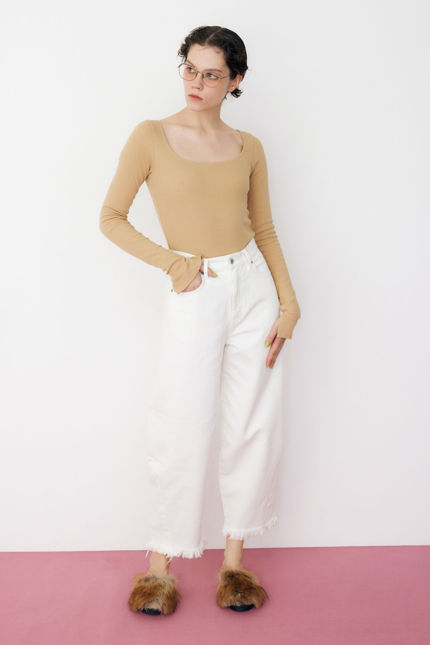 HeRIN.CYE「Round neck tops」|Tシャツ・カットソー|