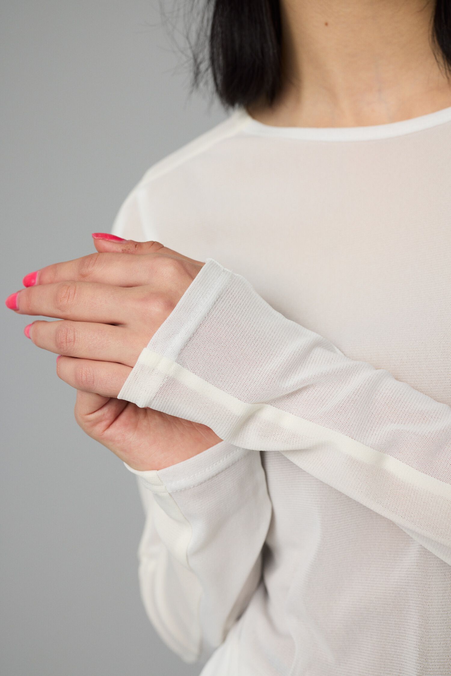 HeRIN.CYE「Line mesh inner tops」|Tシャツ・カットソー|