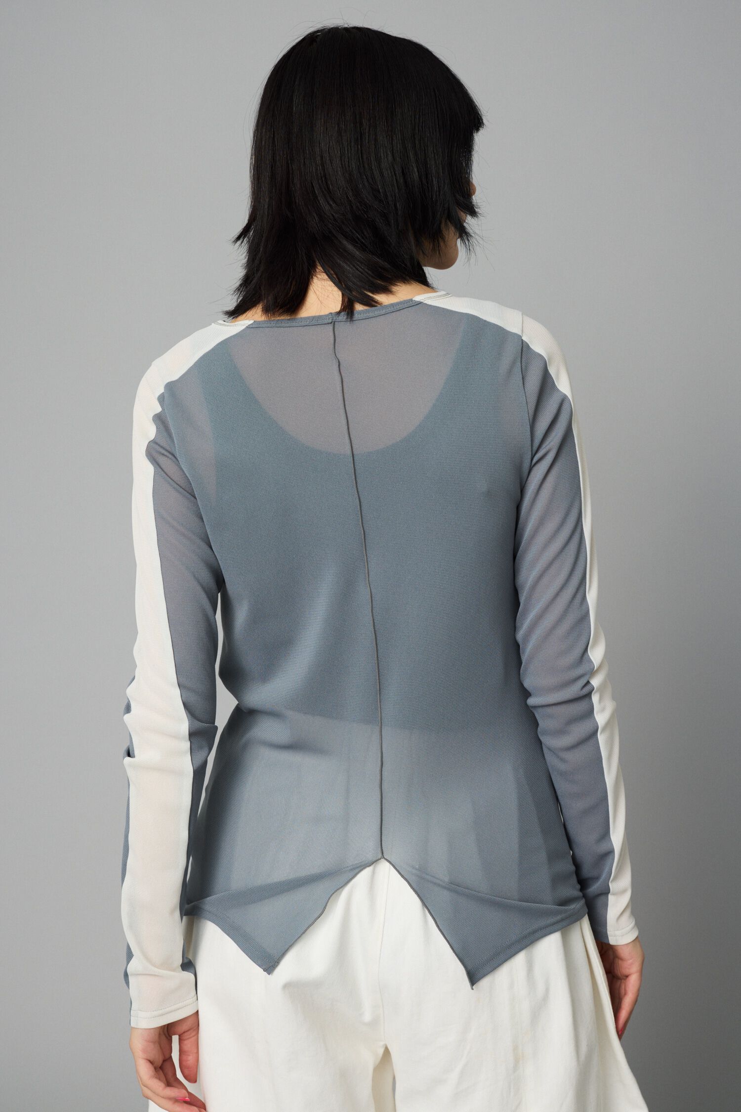 HeRIN.CYE「Line mesh inner tops」|Tシャツ・カットソー|